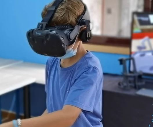 Alumno realidad virtual en Ourense